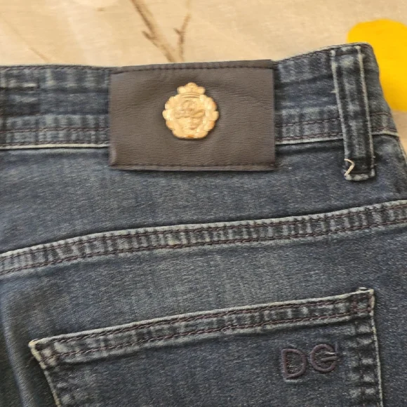 Dolce & Gabbana Men's Blue Straight Jeans - Picture 6 of 13